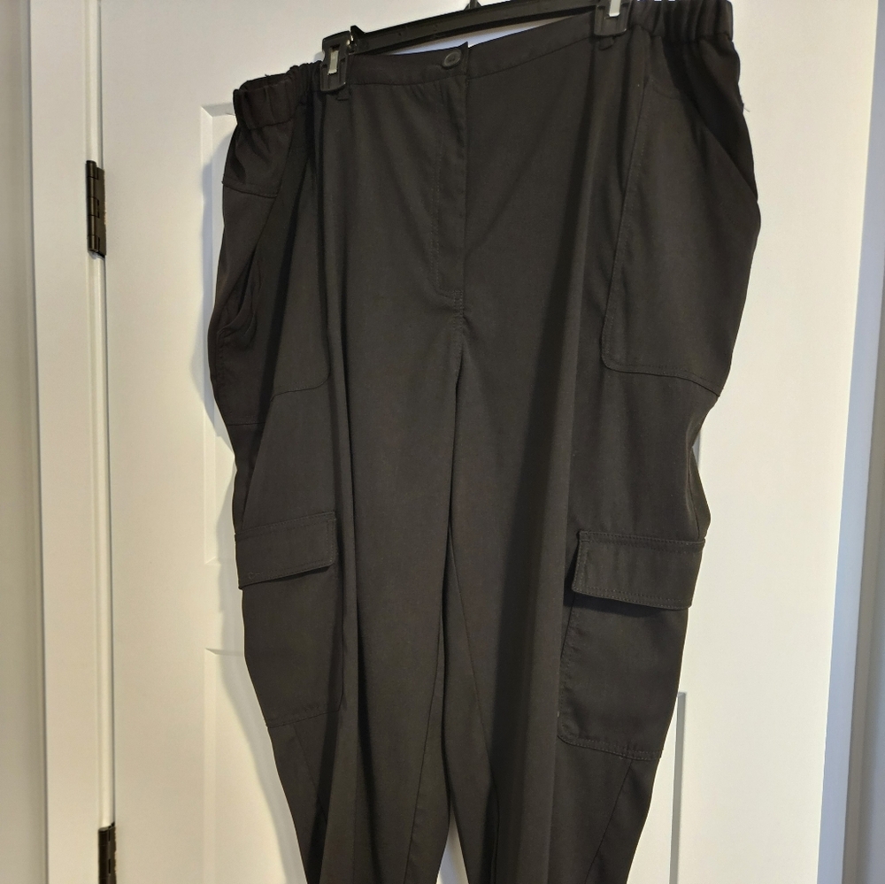 Black Twill Pants